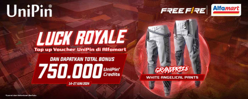 Luck Royale - Menangkan Grand Prize + Bonus UniPin Credits Senilai Total 750,000!